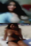 Naked girls putting tampons