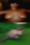 Woman black mud
