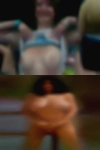 Naked girls outside