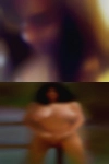 Nude woman covered slime